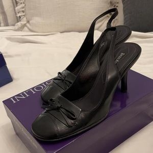 Enzo Like New Women’s Black heels 8.5